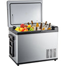 Small Fridge 12/24V DC & 110-240V Mini Portable refrigerator Compressor Car Freezer Cooler