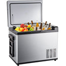 Small Fridge 12/24V DC & 110-240V Mini Portable refrigerator Compressor Car Freezer Cooler