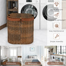 Handwoven Laundry Hamper Laundry Basket w/2 Removable Liner Bags HW67574