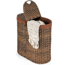 Handwoven Laundry Hamper Laundry Basket w/2 Removable Liner Bags HW67574