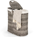 Handwoven Laundry Hamper Laundry Basket w/2 Removable Liner Bags HW67574