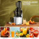 Juicer Machines Slow Masticating Juicer Cold Press Extractor w/ 3" Chute EP24890US