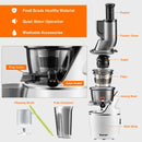 Juicer Machines Slow Masticating Juicer Cold Press Extractor w/ 3" Chute EP24890US