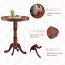 5pcs Pub Table Set 30" Round Bar Height Table & 4pcs Swivel Bar Stools HW58966+KC52729+