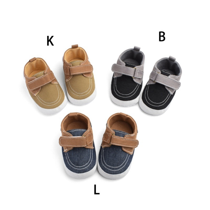 Fashion Brand New Infant Baby Boy Shoes Newborn Soft Sole Sneaker Cotton Crib Shoes Sport Casual Warm First Walkers