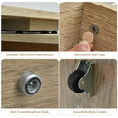 L-Shaped Rotating Corner Computer Desk Study Laptop Table w/ Bookshelves