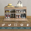 Shoe Rack Storage Cabinet Storage Chest Organizer Entryway Bedroom HW67598