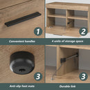 Shoe Rack Storage Cabinet Storage Chest Organizer Entryway Bedroom HW67598