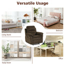 Recliner Chair Single Sofa Armchair Sleeper Lounger w/ Footrest Grey/Brown HV10010