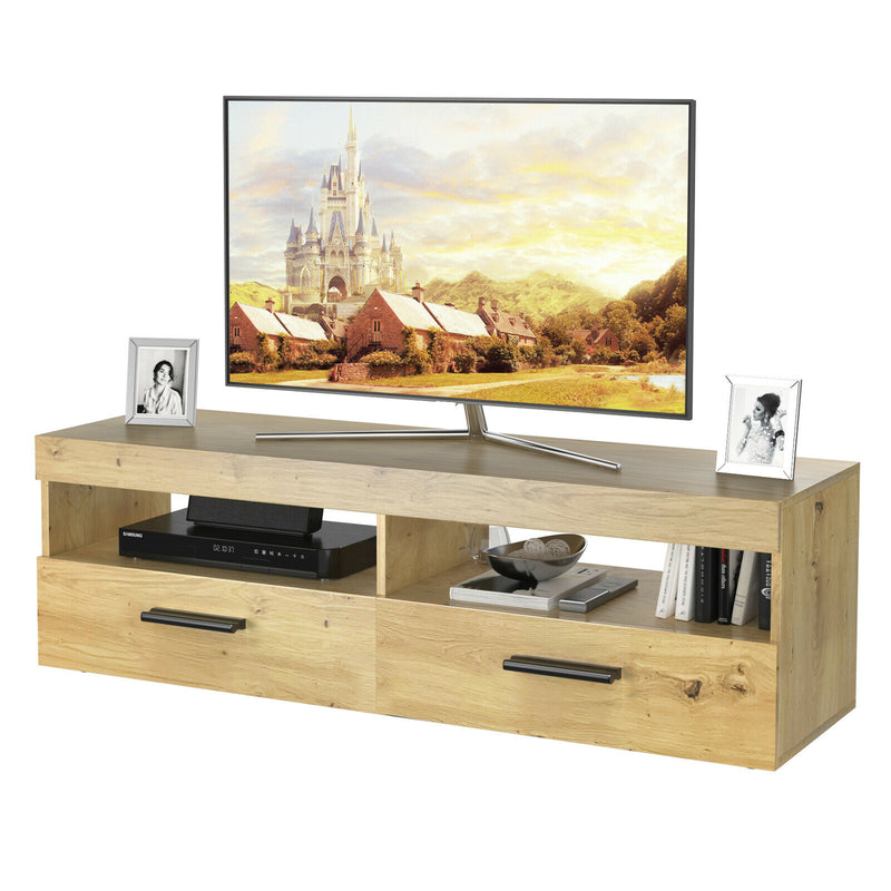 TV Stand Entertainment Media Center for TV's up to 60" w/ 2 Drawers HW67599