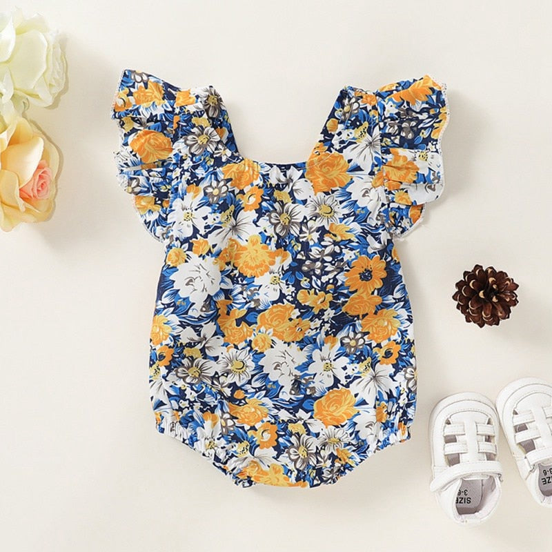 Baby Girls Dress Summer New Girl Floral Dress Baby Sister-Set Cotton Floral Princess Dress Sundresses New Arrival