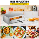 Electric Pizza Oven Countertop Stainless Steel Up to 12/16 Inch Baker Kitchen