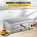 Electric Pizza Oven Countertop Stainless Steel Up to 12/16 Inch Baker Kitchen