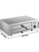 Electric Pizza Oven Countertop Stainless Steel Up to 12/16 Inch Baker Kitchen