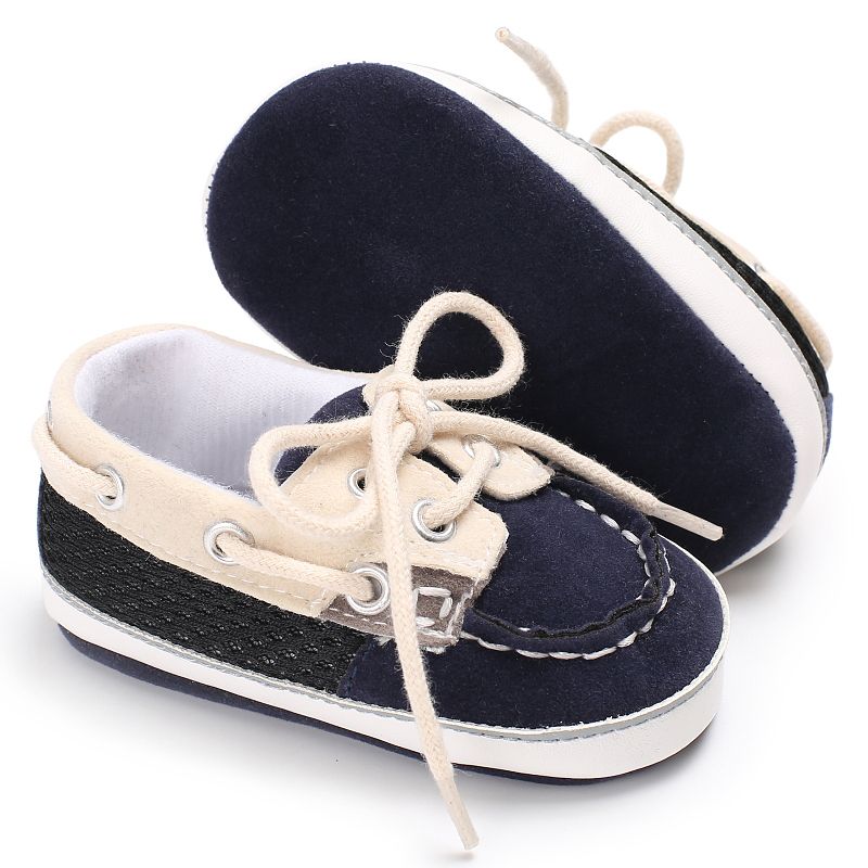 Cotton Canvas Shoes Infant Sneaker Baby Boy Toddler First Walkers Stitching Straps Soft Bottom Non-slip Casual Shoes Hot