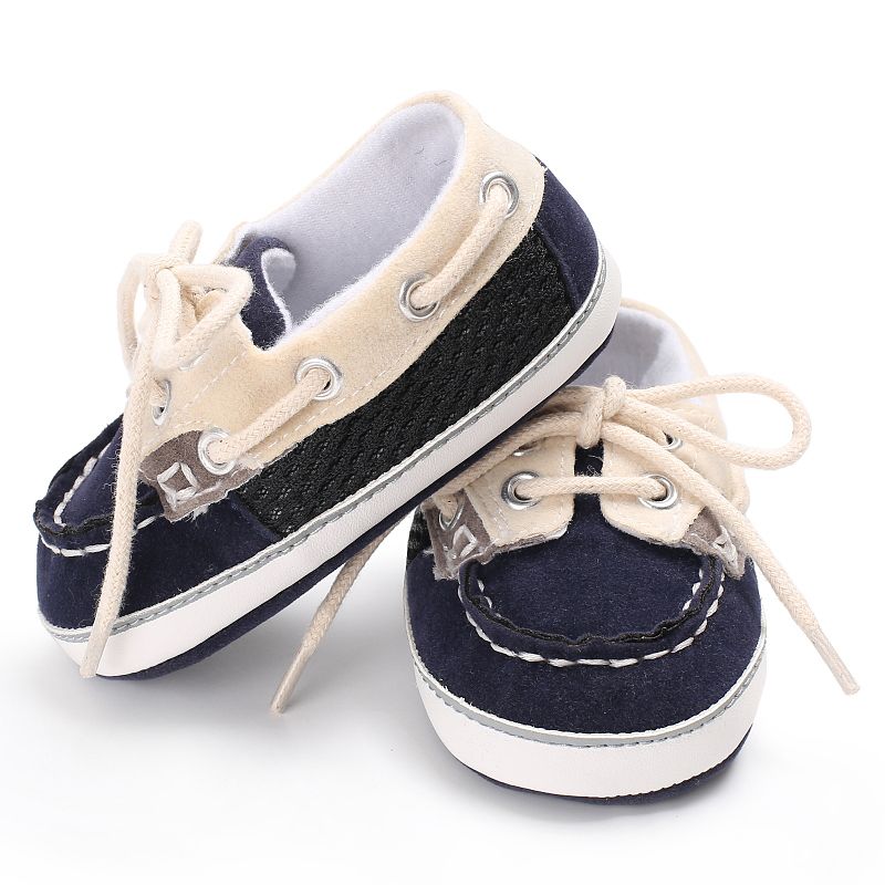 Cotton Canvas Shoes Infant Sneaker Baby Boy Toddler First Walkers Stitching Straps Soft Bottom Non-slip Casual Shoes Hot