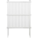 Outdoor Privacy Screen Space Divider Patio Garden 36''x 48'' White,2-Pack