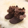 Newborn Baby Girl Boy Cotton Boots Casual Shoes First Walkers Boot Cute Non-slip Soft Sole Shoes