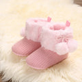 Newborn Baby Girl Boy Cotton Boots Casual Shoes First Walkers Boot Cute Non-slip Soft Sole Shoes