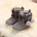 Newborn Baby Girl Boy Cotton Boots Casual Shoes First Walkers Boot Cute Non-slip Soft Sole Shoes