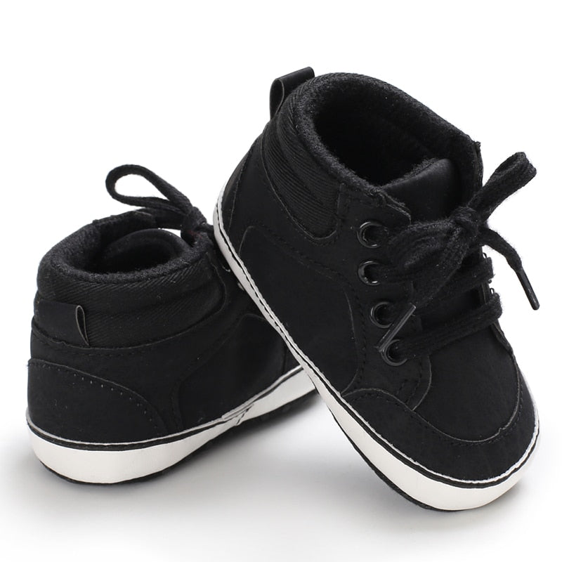 Baby Casual Shoes Newborn Infant Shoes For Boys Kids Soft Sole Non-Slip Crib Sneakers