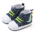 Baby Boys Girls Breathable Letter Shoes Dinosaur Print Anti-Slip Sneakers Soft Soled First Walkers