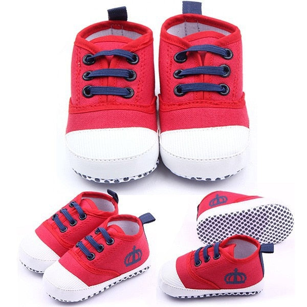 Toddler Infant Baby Girl Boy Sneakers Soft Sole Anti-skid Prewalker Shoes First Walkers