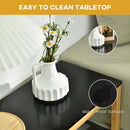 Bamboo Side Table 2-Tier Sofa End Console Table w/ Storage Shelf Bedroom HW67457