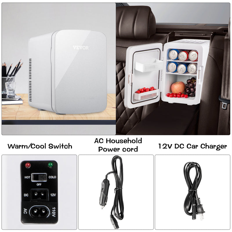 15L Small Car Fridge 12V Mini Portable Refrigerator Compressor Freezer Cooler Warmer