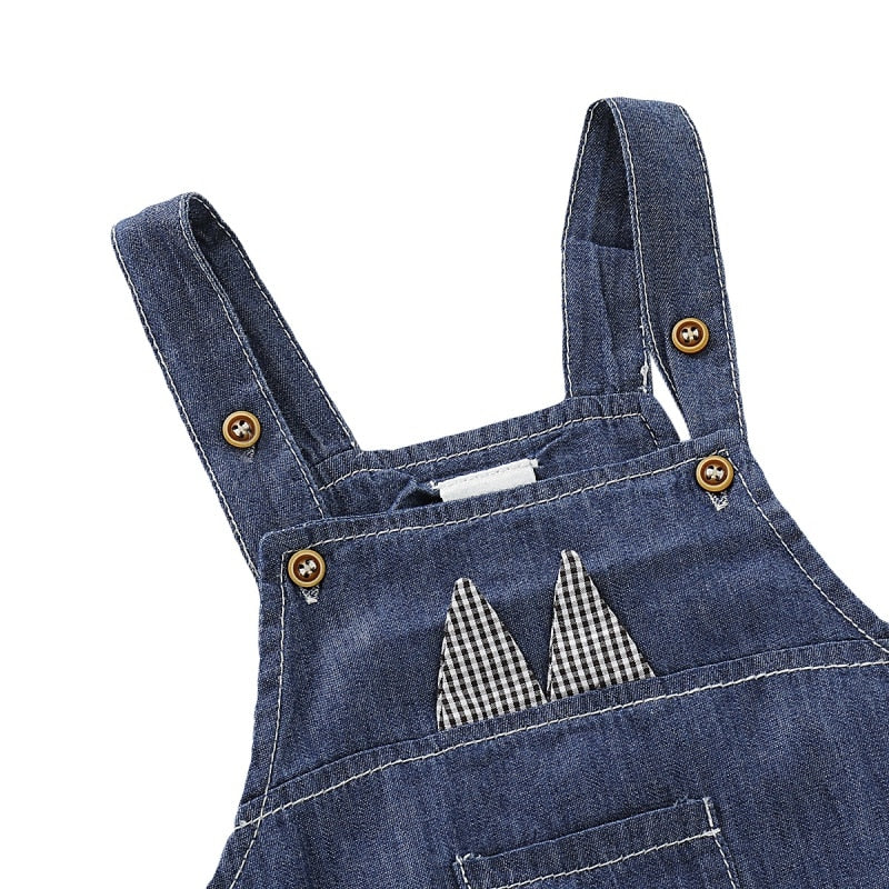 Summer Baby Clothing Boys Girls Jeans Overalls Shorts Toddler Infant Denim Rompers Bebe Pants Clothes