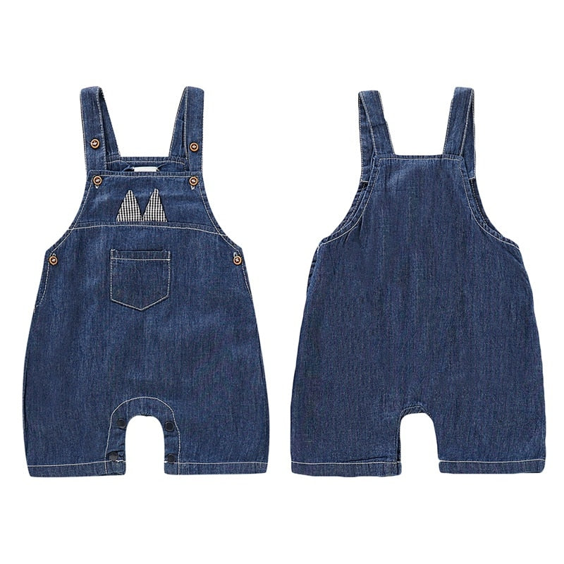 Summer Baby Clothing Boys Girls Jeans Overalls Shorts Toddler Infant Denim Rompers Bebe Pants Clothes