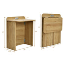 Folding Computer Desk Space Saving Laptop Table Workstation w/ Handle CB10119