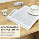 Folding Computer Desk Space Saving Laptop Table Workstation w/ Handle CB10119