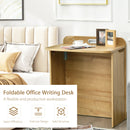 Folding Computer Desk Space Saving Laptop Table Workstation w/ Handle CB10119