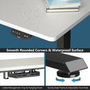 Electric Standing Desk Sit to Stand Height Adjustable Dual Motor