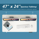 Electric Standing Desk Sit to Stand Height Adjustable Dual Motor