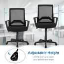 Mesh Office Chair Mid Back Task Chair Height Adjustable w/Lumbar Support HW66725