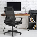 Mesh Office Chair Mid Back Task Chair Height Adjustable w/Lumbar Support HW66725
