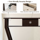Accent Console Table Modern Sofa Entryway Hallway Wood Display Desk with Drawer