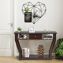 Accent Console Table Modern Sofa Entryway Hallway Wood Display Desk with Drawer