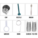 Manual Wheatgrass Juicer With Multiple Accessories 304 Stainless Food Grade Juice Extractor