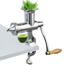Manual Wheatgrass Juicer With Multiple Accessories 304 Stainless Food Grade Juice Extractor
