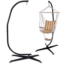 C Hammock Frame Stand Solid Steel Construction OP70786
