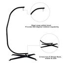 C Hammock Frame Stand Solid Steel Construction OP70786