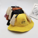 Winter Toddler Baby Infant Boy Girl Earmuffs Cap Warm Plush Soft Embroidery Pattern Hat