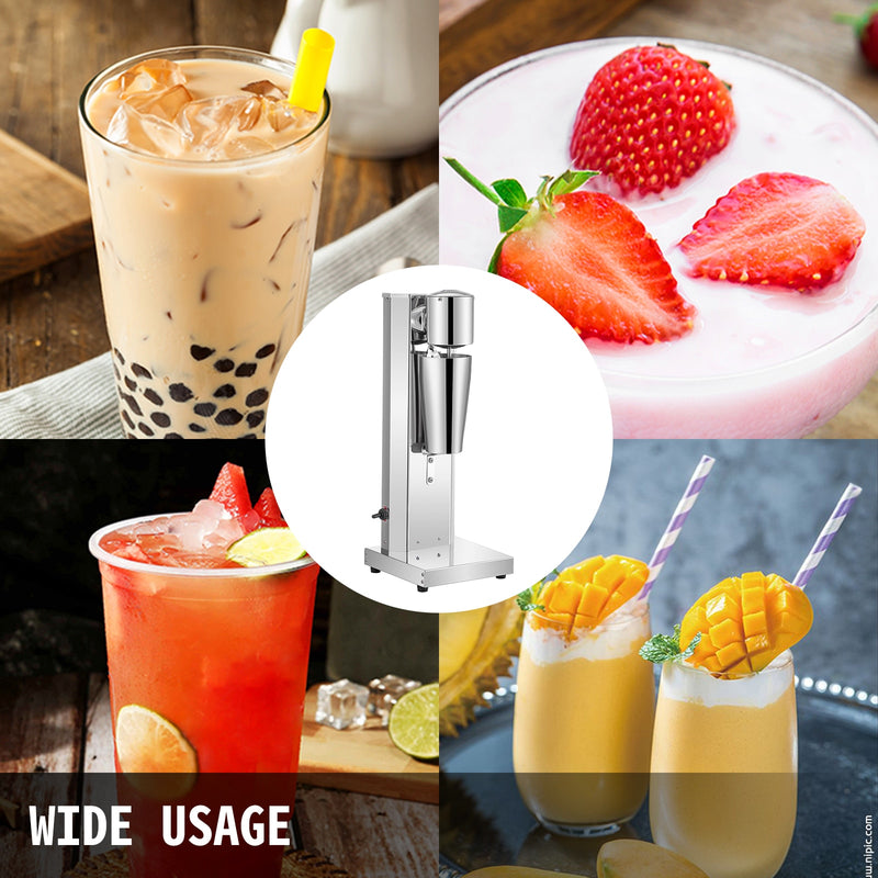 Electric Milkshake Maker Drink Mixer Shake Machine Smoothie Milk Single Head Classic 800ml cup
