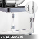 Electric Snow Cone Machine Ice Shaver Crusher Granizing Glass Blender Mixer Chopper Stainless