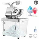 Electric Snow Cone Machine Ice Shaver Crusher Granizing Glass Blender Mixer Chopper Stainless