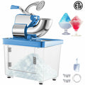 Electric Snow Cone Machine Ice Shaver Crusher Granizing Glass Blender Mixer Chopper Stainless