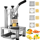 Commercial Chopper Vegetable and Fruit Dicer w/4 Blades Food Slicer Quick Assembly Stainless